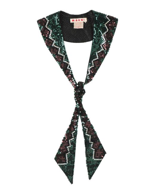 Marni Black Scarf Cotton
