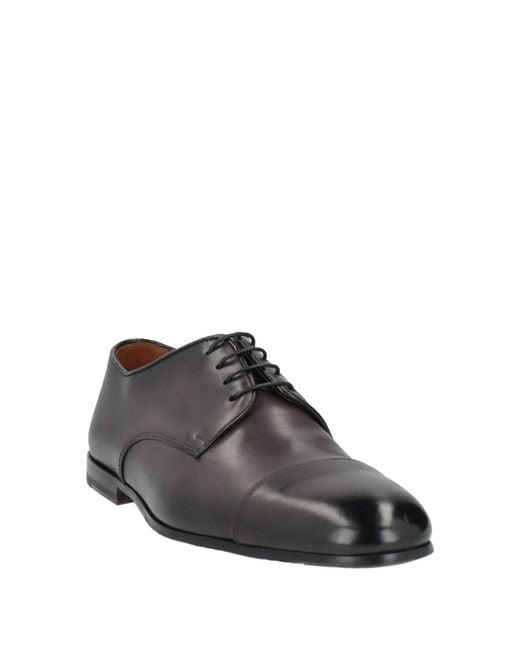 Doucal's Gray Lace-Up Shoes for men