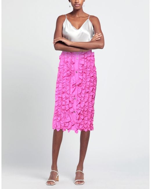 Gonna Midi di MSGM in Pink