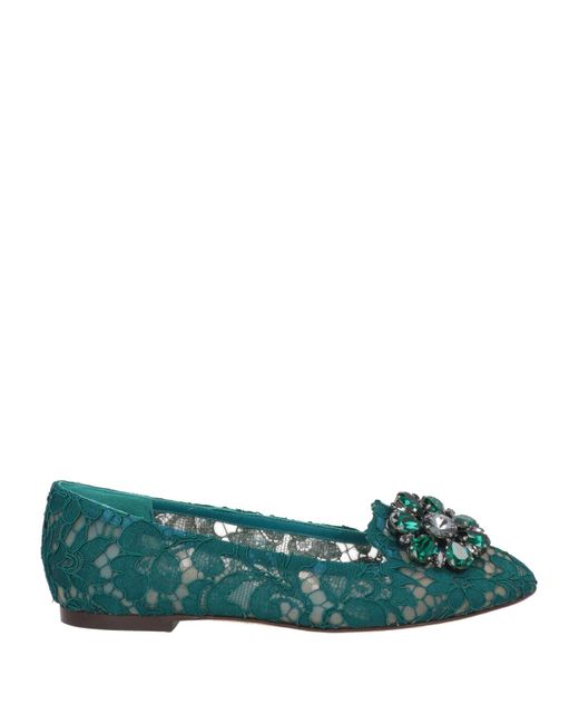 Dolce & Gabbana Green Loafers