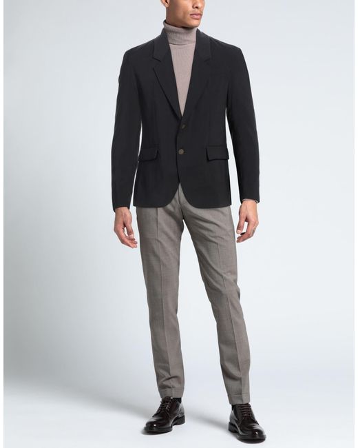MARSĒM Black Blazer Viscose, Polyester for men