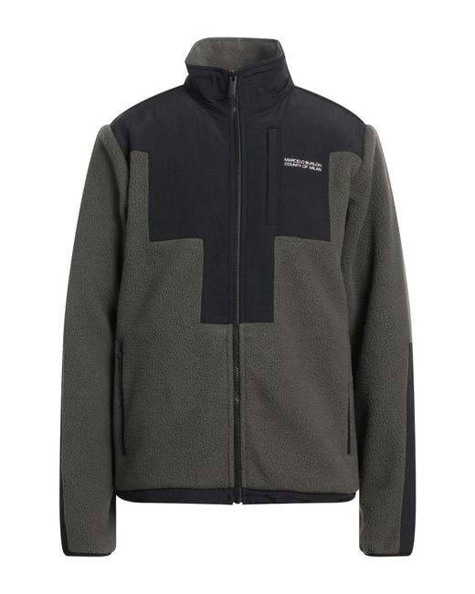 Marcelo Burlon Black Jacket for men
