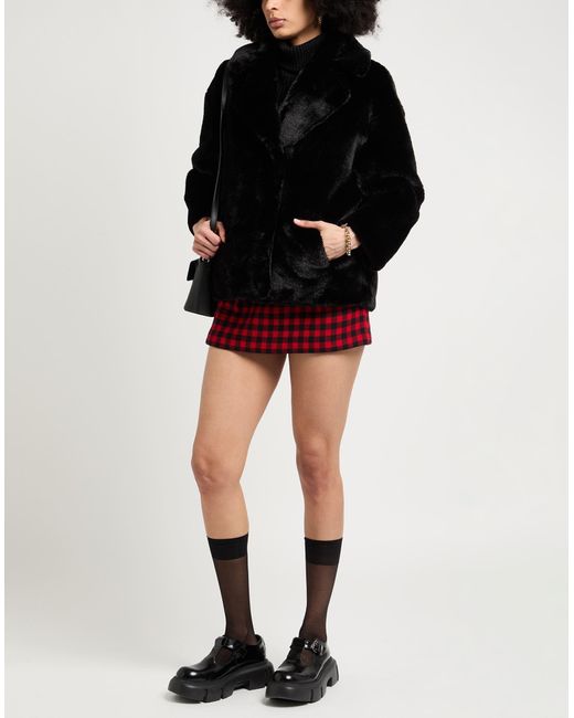 Gaelle Paris Black Shearling- & Kunstfell