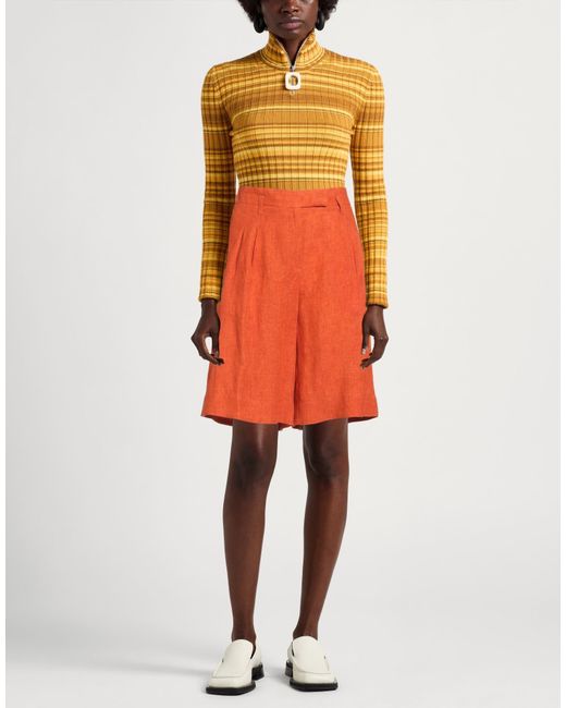 Maliparmi Orange Shorts & Bermuda Shorts
