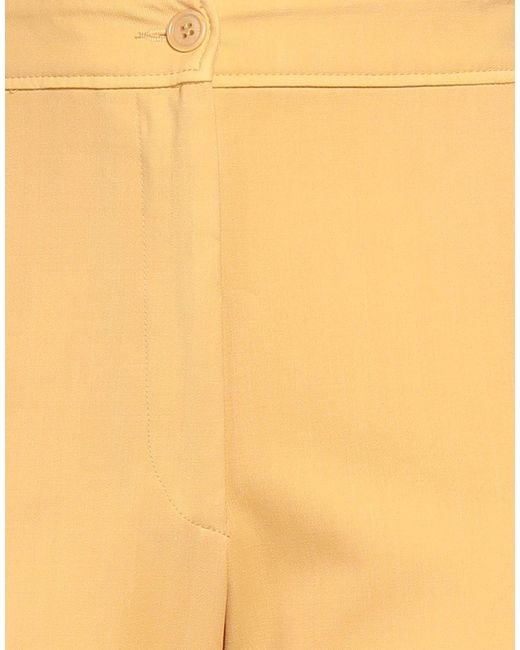 Dries Van Noten Natural Pants Wool, Elastane