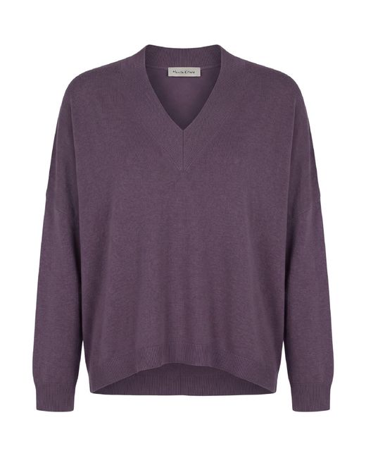Manila Grace Purple Sweater Viscose, Polyester, Polyamide