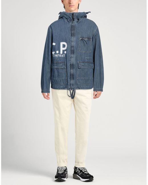 Capospalla Jeans di C P Company in Blue da Uomo