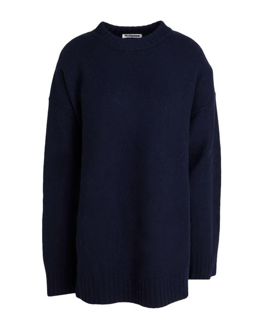 Jil Sander Blue Midnight Sweater Wool