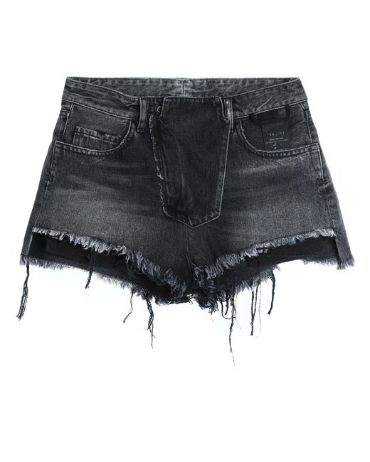 Unravel Project Black Denim Shorts
