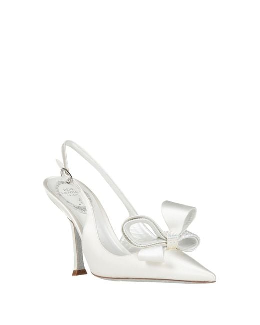 Rene Caovilla White Pumps