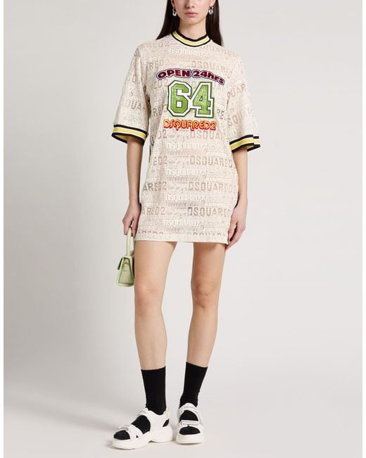 DSquared² White Mini Dress