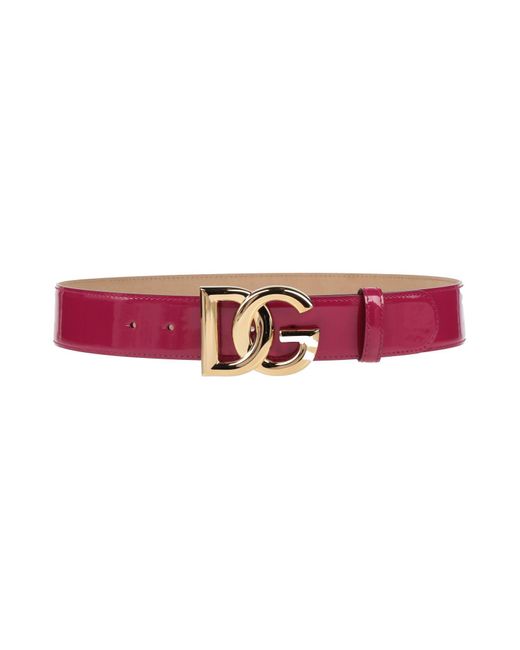 Ceinture Dolce & Gabbana en coloris Red