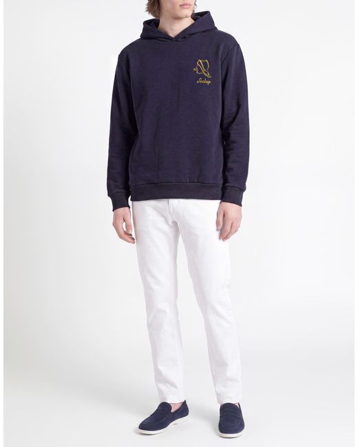 Sealup Blue Sweatshirt Cotton, Polyester for men