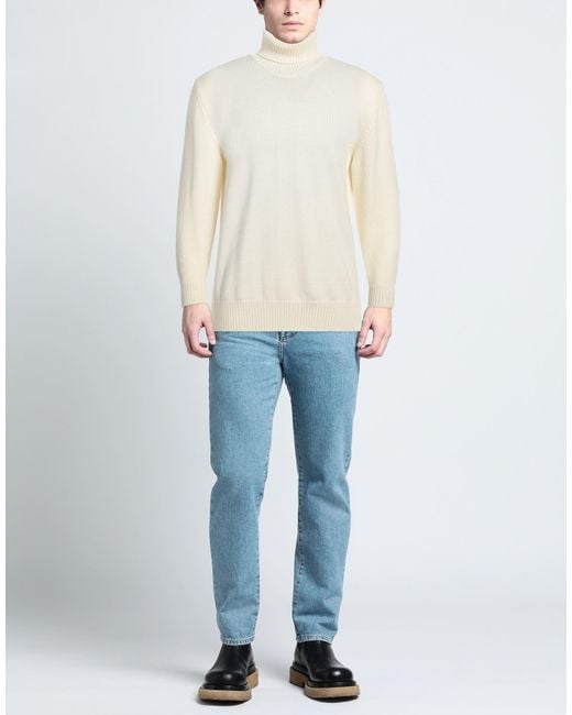 Altea White Turtleneck for men