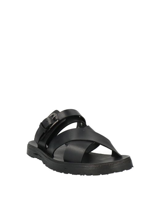Officine Creative Black Sandals Leather for men