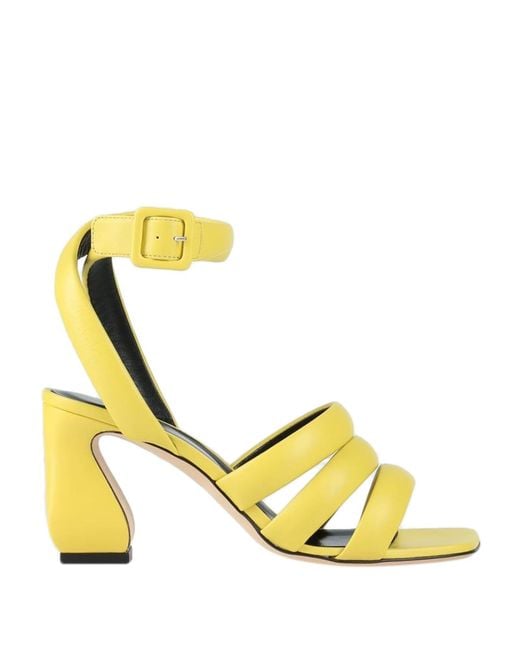Sergio Rossi Metallic Sandals