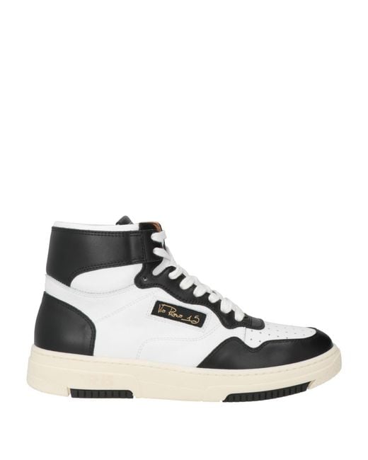 Via Roma 15 White Sneakers Leather