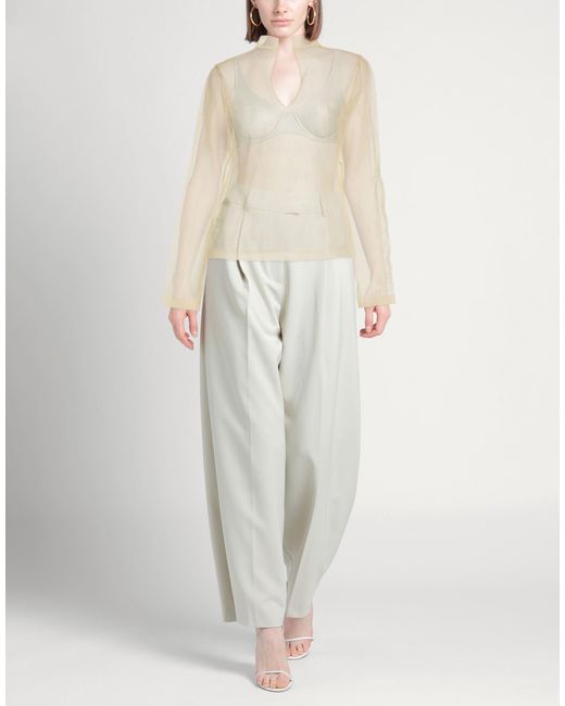 Pullover Sandbeige de color White