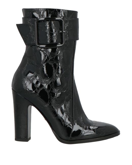 Giorgio Fabiani Black Ankle Boots Leather