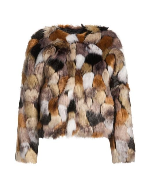 Pinko Brown Shearling & Teddy