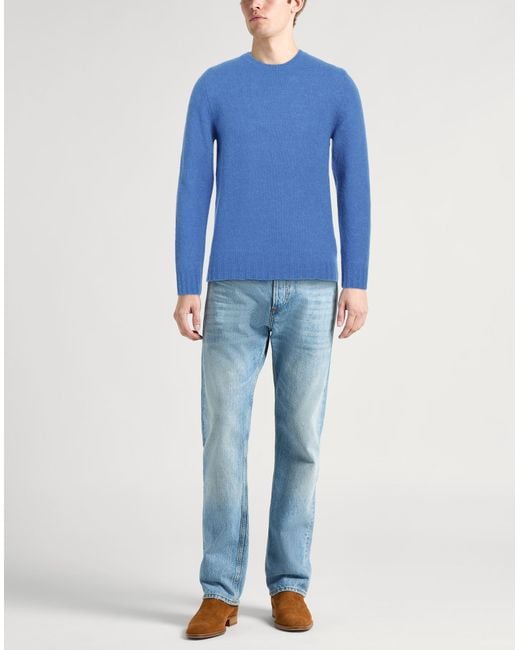 Fedeli Blue Jumper for men
