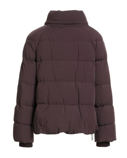 Moorer Purple Plum Puffer Polyamide, Polyurethane