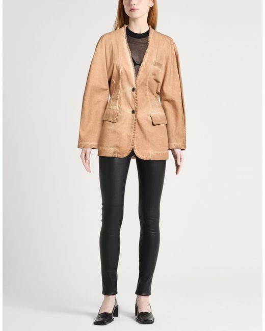 Uma Wang Natural Blazer Cotton