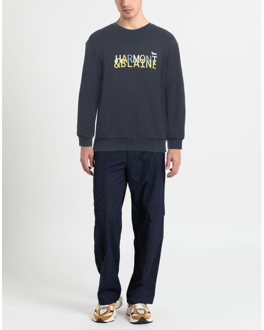 Harmont & Blaine Blue Sweatshirt for men
