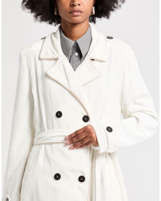 Forte Forte White Coat Viscose, Cotton