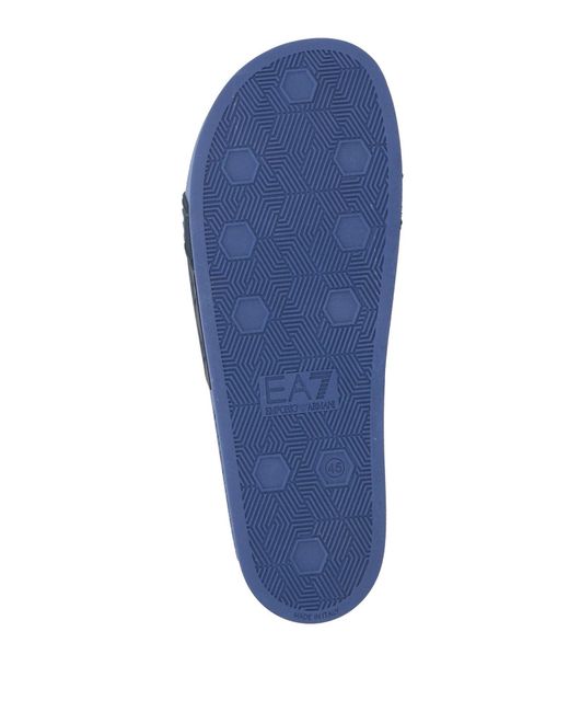 EA7 Blue Sandals for men