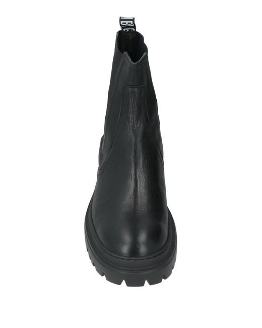 Bikkembergs Black Ankle Boots Leather for men