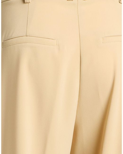 Patrizia Pepe Natural Pants Polyester, Elastane