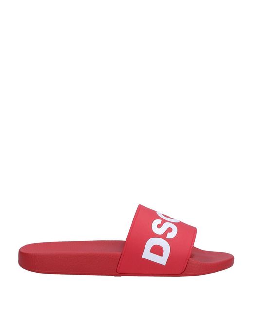 DSquared² Pink Sandals Rubber for men