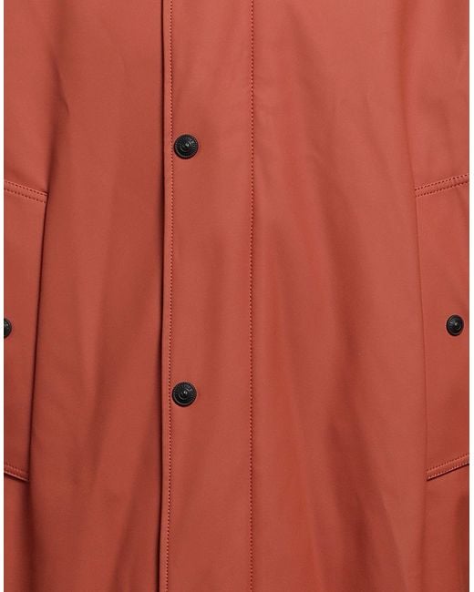 Versace Red Overcoat & Trench Coat for men
