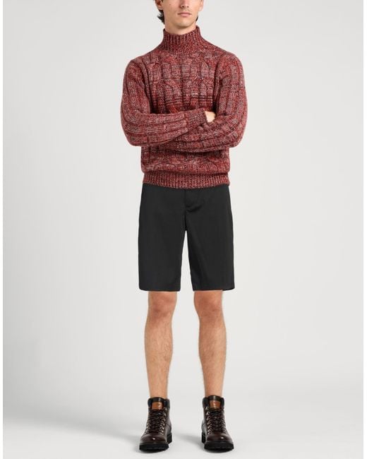 Department 5 Black Shorts & Bermuda Shorts Cotton, Elastane for men