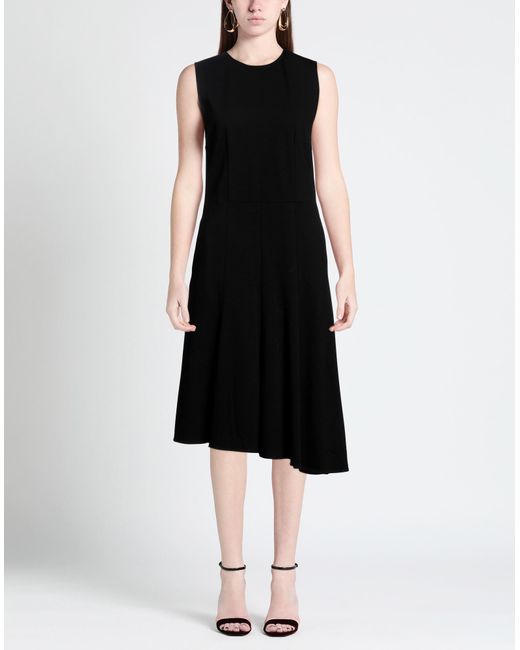 Maliparmi Black Midi Dress