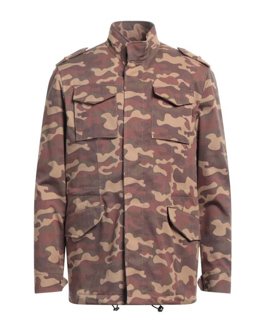 PT Torino Brown Overcoat & Trench Coat for men
