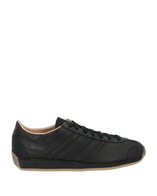 Adidas Originals Black Sneakers Leather for men