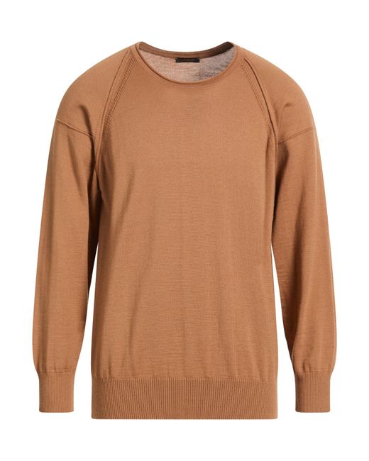 Officina 36 Brown Sweater Acrylic, Wool for men