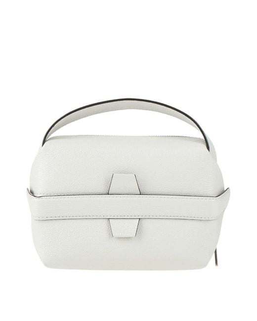 Borsa A Mano di Valextra in White