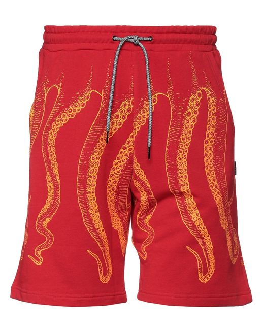 Octopus Red Shorts & Bermuda Shorts for men