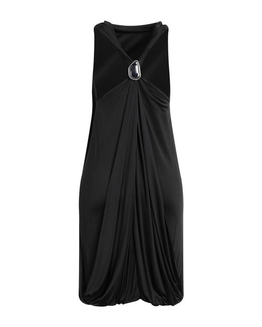 Lanvin Black Mini Dress Viscose