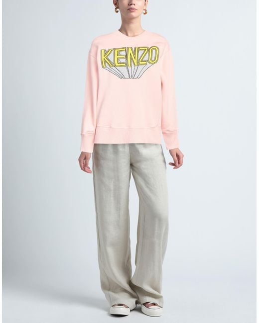 KENZO Pink Sweatshirt Cotton