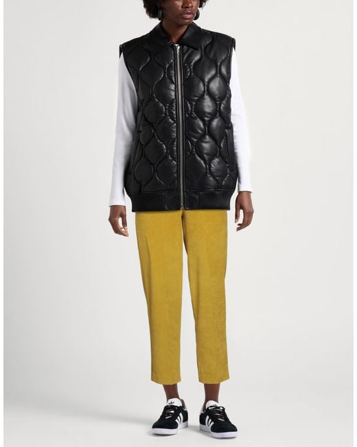 Circolo 1901 Yellow Pants Cotton, Polyester