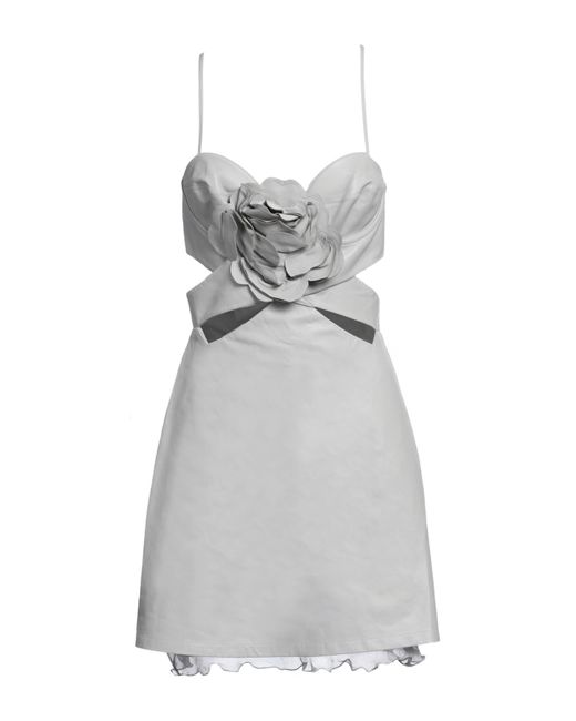 Ermanno Scervino Gray Mini Dress