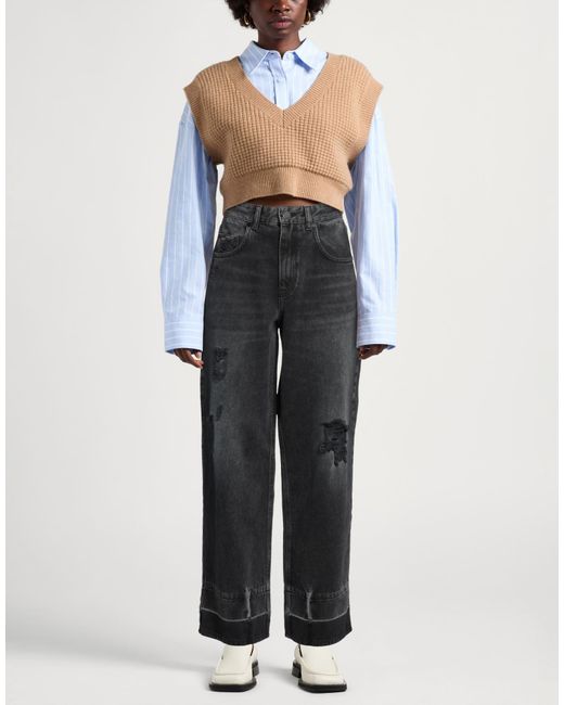 Gaelle Paris Black Jeans Cotton