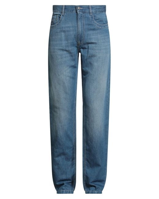 Bikkembergs Blue Jeans Cotton, Linen for men