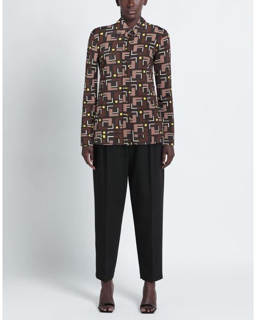 Maliparmi Black Shirt Viscose, Elastane