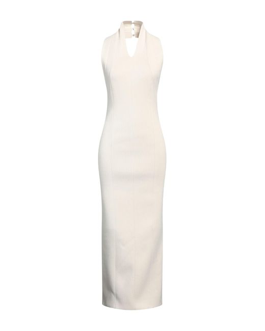 Khaite White Maxi Dress