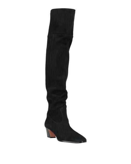 Aquazzura Black Boot Leather